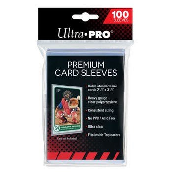 Ultra Pro: 2.5" x 3.5" Premium Card Sleeves (100ct) - Collector Store LLC