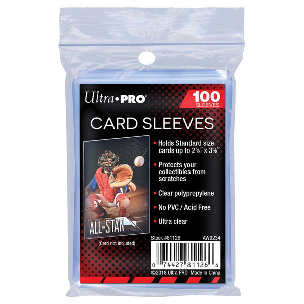 Ultra Pro Soft Trading Card Penny Sleeves (100 Pcs Per Bog), Hobbies