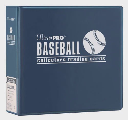 Ultra Pro: 3" Baseball Trading Card Album (Blue) - Collector Store LLC