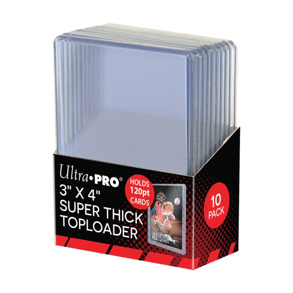 Ultra Pro: 3" x 4" Clear Super Thick 120PT Toploaders (10ct) - Collector Store LLC