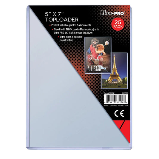 Ultra Pro 6" X 9" Toploader (25ct) - Collector Store LLC