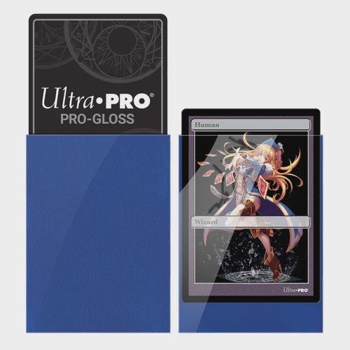 Ultra Pro: 60ct PRO - Gloss Small Deck Protector Sleeves (Blue) - Collector Store LLC