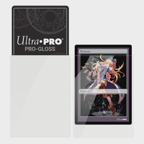 Ultra Pro: 60ct PRO - Gloss Small Deck Protector Sleeves (White) - Collector Store LLC