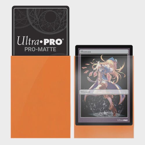 Ultra Pro: 60ct PRO - Matte Small Deck Protector Sleeves (Orange) - Collector Store LLC