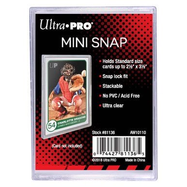 Ultra Pro: Mini Snap Card Holder - Collector Store LLC