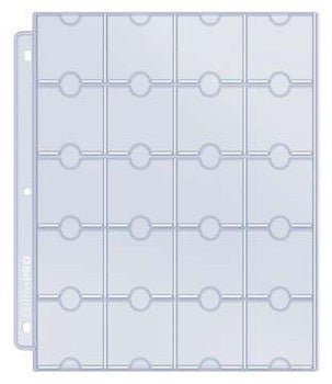 Ultra Pro: Platinum Series 20 - Pocket Pages (10ct) for Coins and Tokens - Collector Store LLC