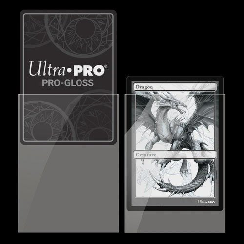 Ultra Pro: PRO - Gloss Standard Deck Protector Sleeves 50ct (Clear) - Collector Store LLC