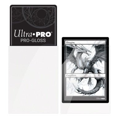 Ultra Pro: PRO - Gloss Standard Deck Protector Sleeves 50ct (White) - Collector Store LLC