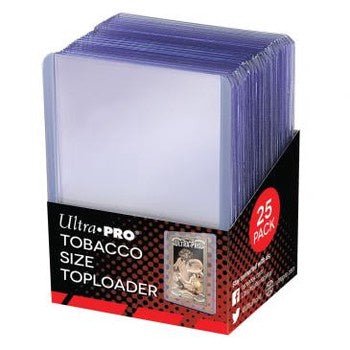 Ultra Pro: Tobacco Size Toploaders (25ct) - Collector Store LLC