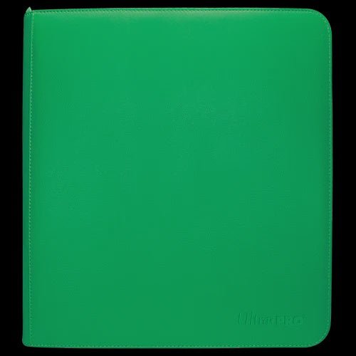 Ultra Pro: Vivid 12 - Pocket Zippered PRO - Binder (Green) - Collector Store LLC