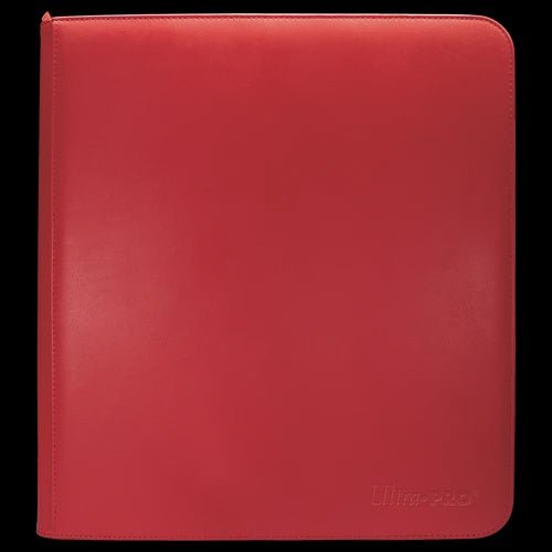 Ultra Pro: Vivid 12 - Pocket Zippered PRO - Binder (Red) - Collector Store LLC