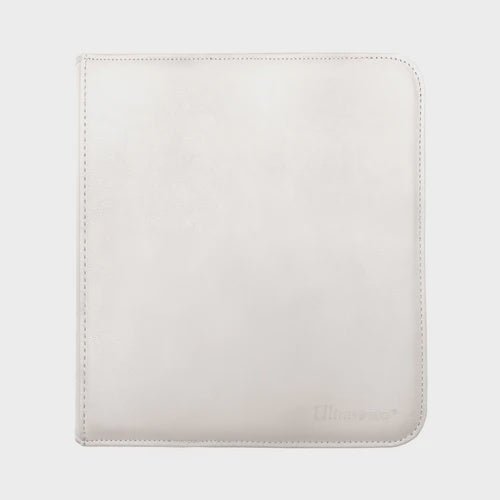 Ultra Pro: Vivid 12 - Pocket Zippered PRO - Binder (White) - Collector Store LLC