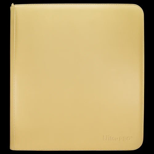 Ultra Pro: Vivid 12 - Pocket Zippered PRO - Binder (Yellow) - Collector Store LLC