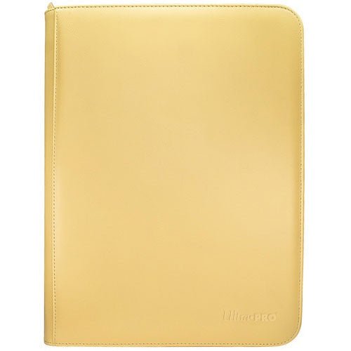 Ultra Pro: Vivid 9 - Pocket Zippered PRO - Binder (Yellow) - Collector Store LLC