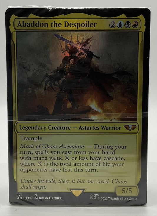 Magic the Gathering: Warhammer 40,000 The Ruinous Powers Commander Deck (Not Factory Sealed)