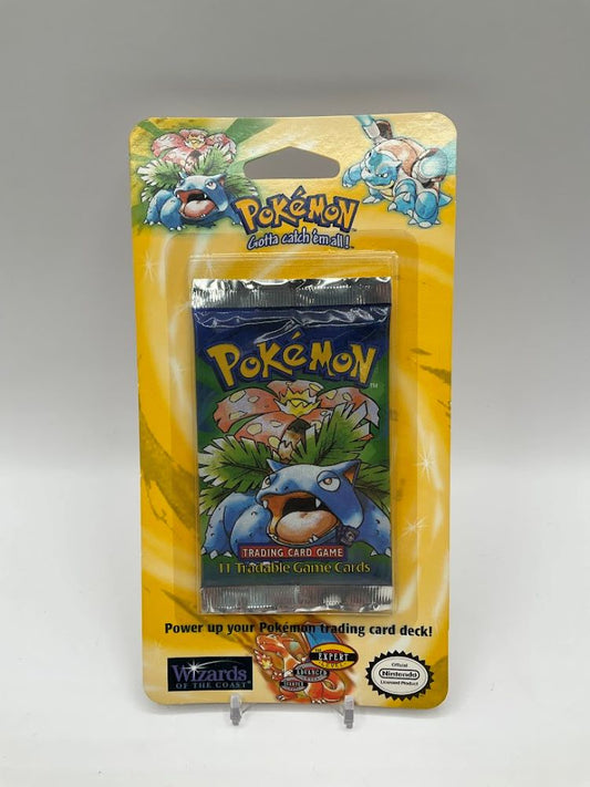 Pokemon: Base Set Long Crimp Shadowless Base Set Blister Pack [Venusaur Art]