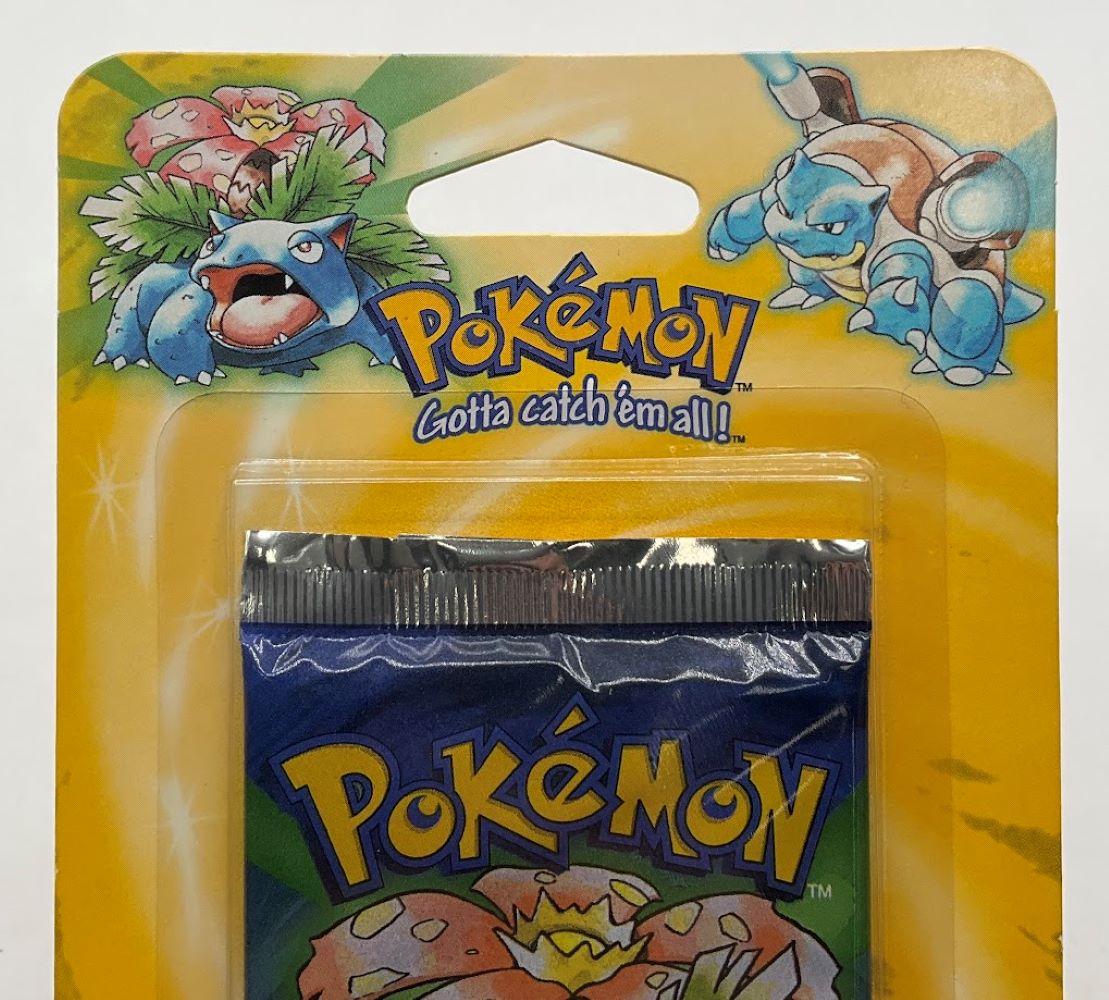 Pokemon: Base Set Long Crimp Shadowless Base Set Blister Pack [Venusaur Art]