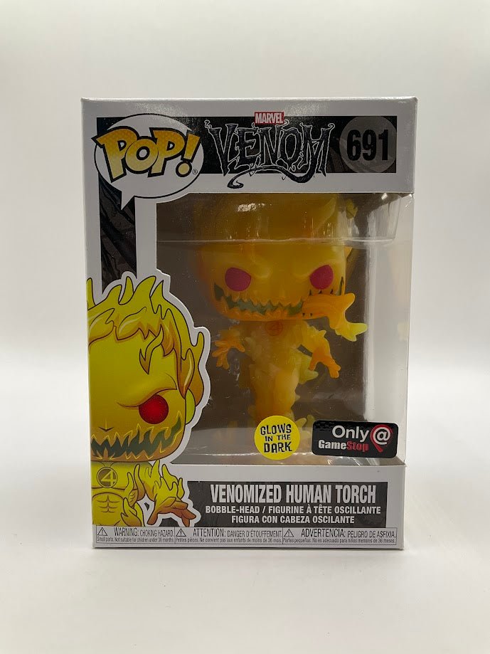 Venomized Human Torch Funko Pop! Venom GITD GameStop Exclusive - Collector Store LLC