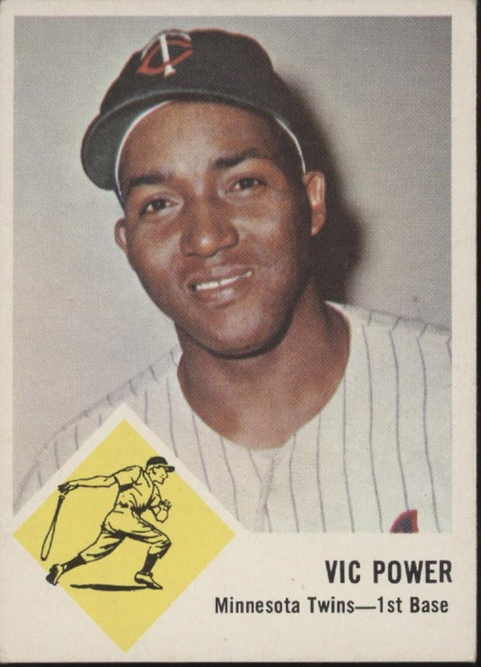 Vic Power 1963 Fleer 23 Minnesota Twins VG - EX - Collector Store LLC