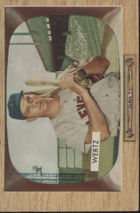 Vic Wertz 1955 Bowman #40 Cleveland Indians VG - EX - Collector Store LLC