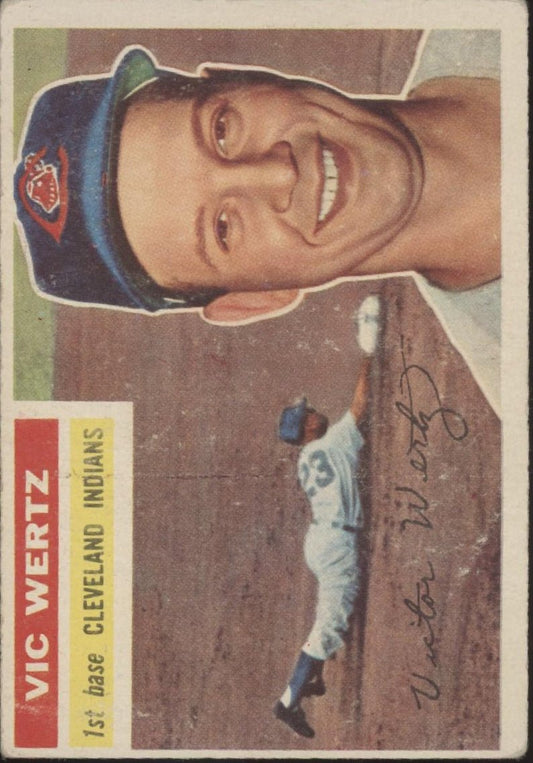 Vic Wertz 1956 Topps #300 Cleveland Indians VG #1 - Collector Store LLC