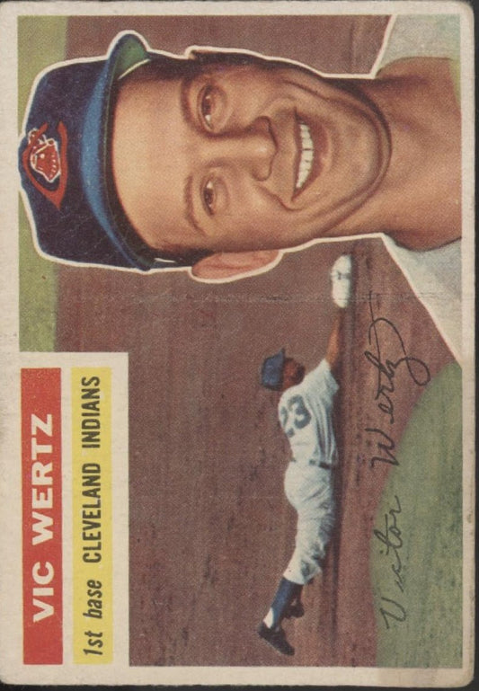 Vic Wertz 1956 Topps #300 Cleveland Indians VG #2 - Collector Store LLC