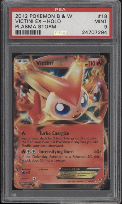 Victini ex Pokemon Plasma Storm 18 PSA 9 - Collector Store LLC
