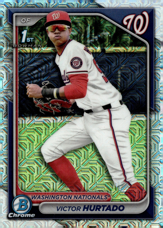 Victor Hurtado 2024 Bowman Chrome Mojo Refractor #BCP - 223 - Collector Store LLC