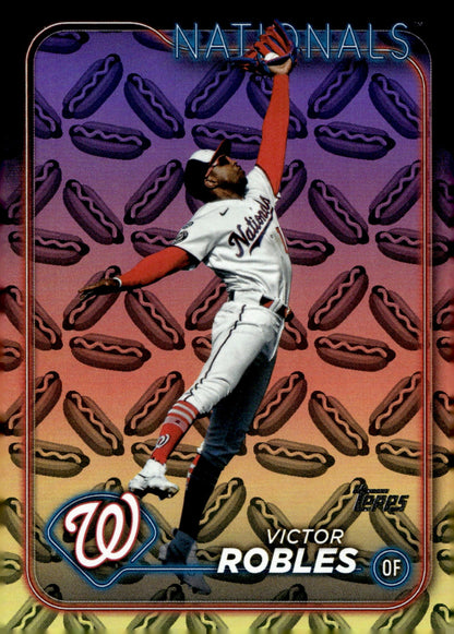 Victor Robles 2024 Topps Series 2 Hot Dog Foil #412 - Collector Store LLC