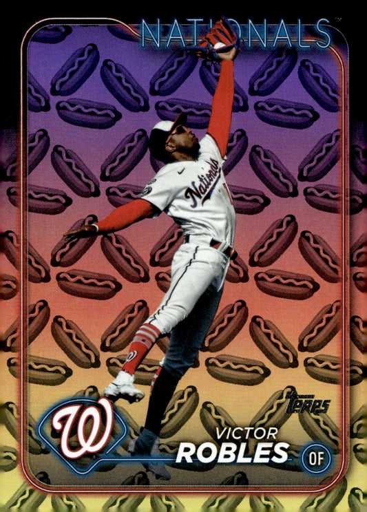 Victor Robles 2024 Topps Series 2 Hot Dog Foil #412 - Collector Store LLC