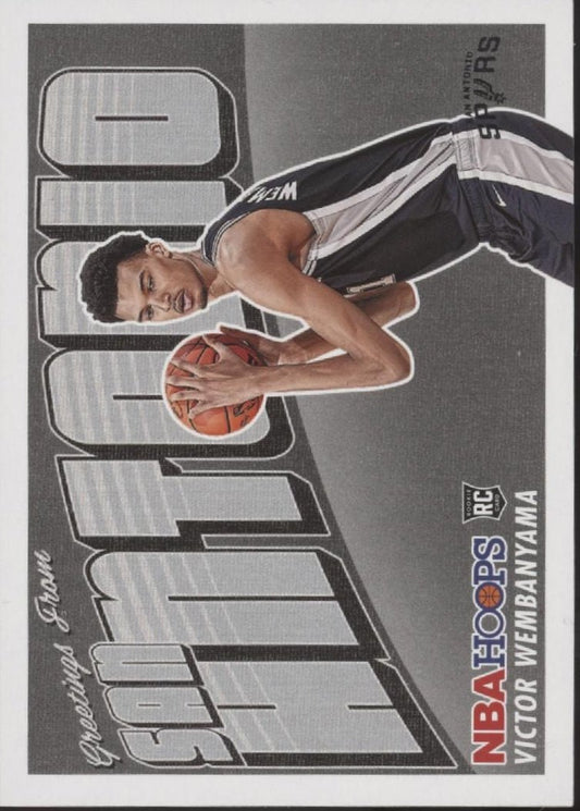 Victor Wembanyama 2023 - 24 Panini Greetings from San Antonio RC #1 - Collector Store LLC