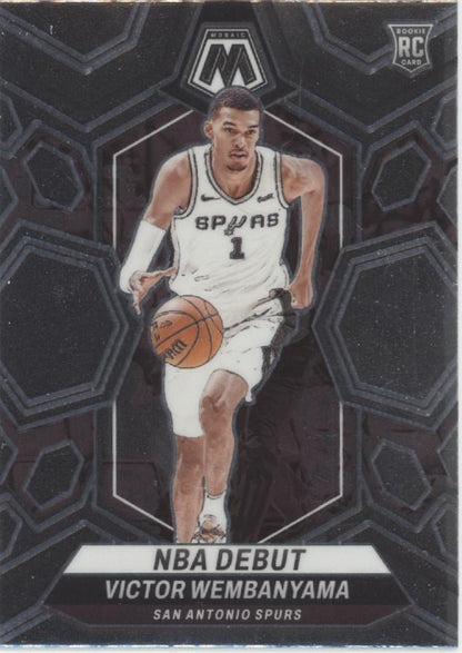 Victor Wembanyama 2023 - 24 Panini Mosaic NBA Debut RC #257 #2 - Collector Store LLC