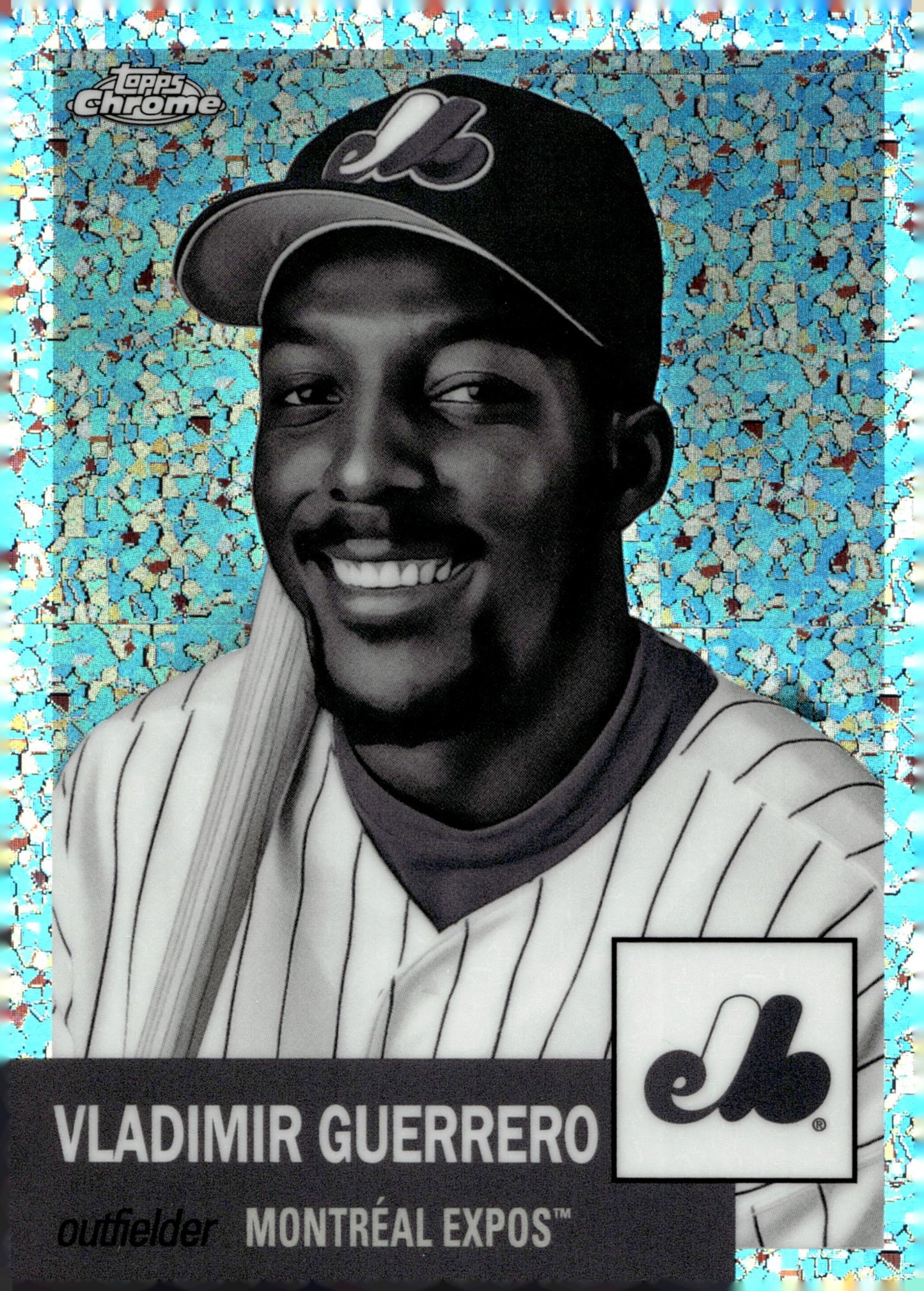 Vladimir Guerrero 2022 Topps Chrome Platinum Mini Diamond Refractor #47 - Collector Store LLC