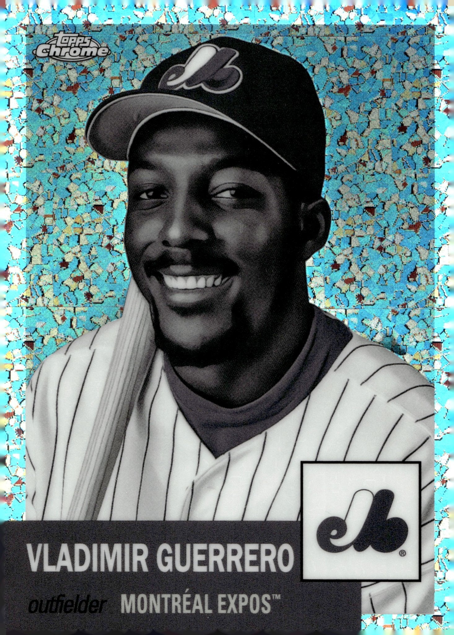 Vladimir Guerrero 2022 Topps Chrome Platinum Mini Diamond Refractor #47 - Collector Store LLC