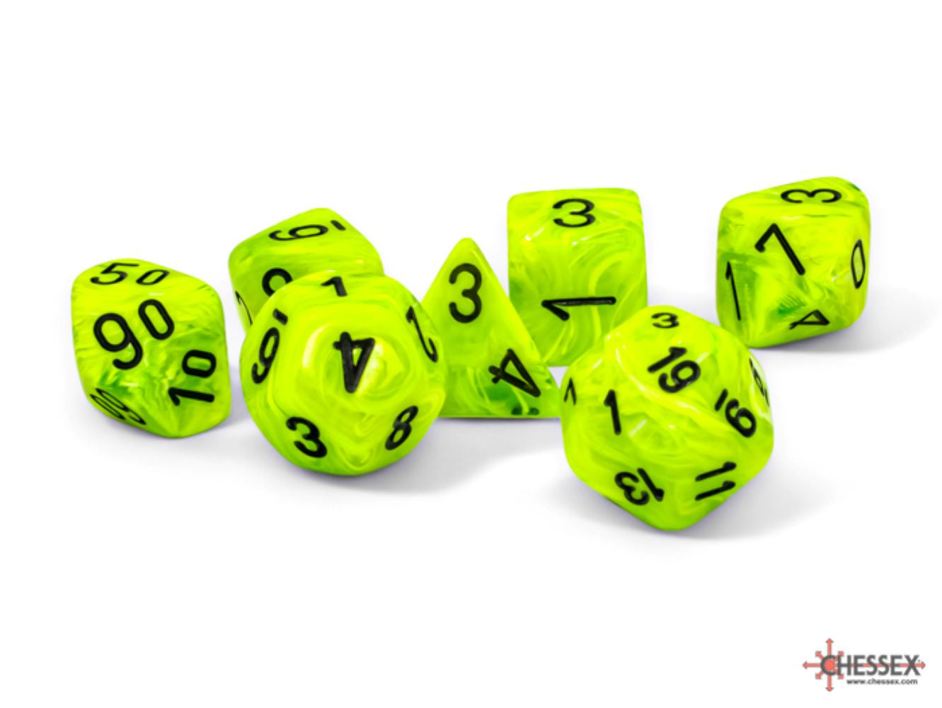 Chessex 7ct Mega-Hedral Vortex B-Grn