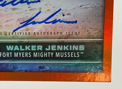 Walker Jenkins 2024 Topps Pro Debut Future Cornerstones Orange Foil Auto 09/25 - Collector Store LLC