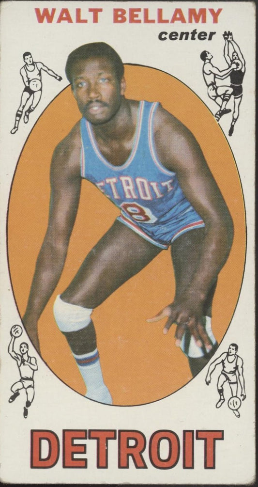 Walt Bellamy 1969 - 70 Topps Oversized #95 Detroit Pistons VG - Collector Store LLC