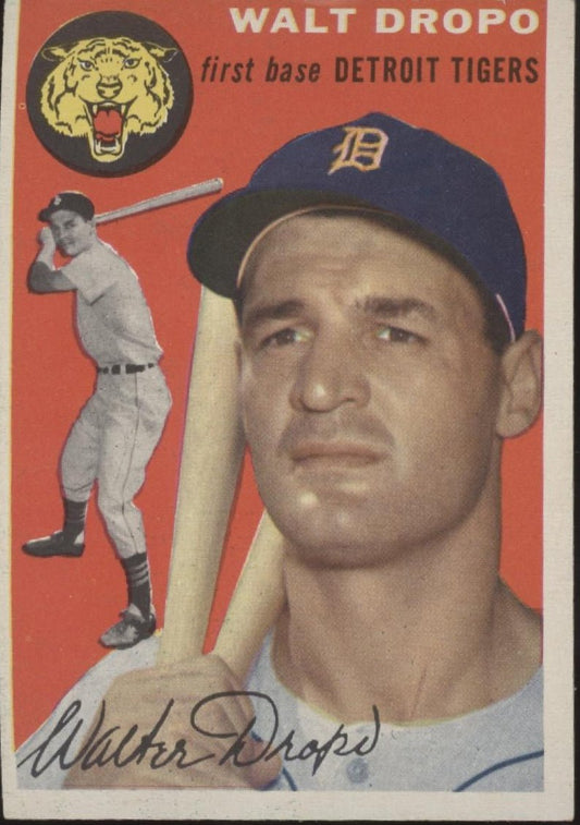 Walt Dropo 1954 Topps 18 Detroit Tigers VG - Collector Store LLC