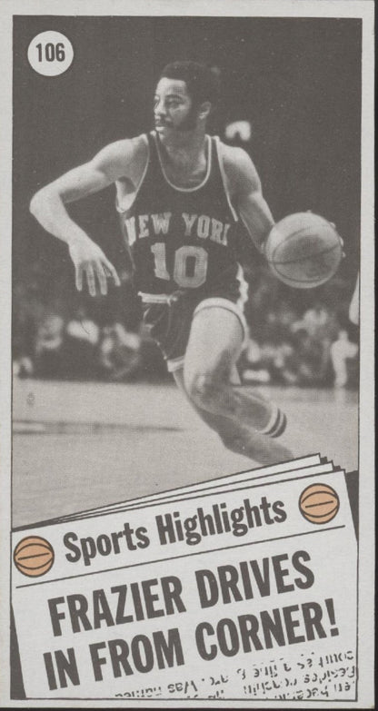 Walt Frazier 1970 - 71 Topps Oversized #106 New York Knicks VG - EX #2 - Collector Store LLC