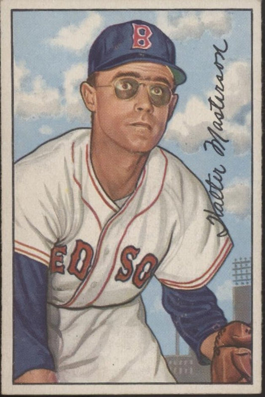 Walt Masterson 1952 Bowman #205 Boston Red Sox VG - EX - Collector Store LLC