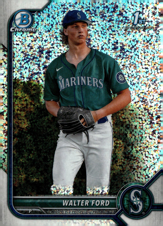 Walter Ford 2022 Bowman Chrome Prospects Speckle Refractor #BDC - 187 - Collector Store LLC
