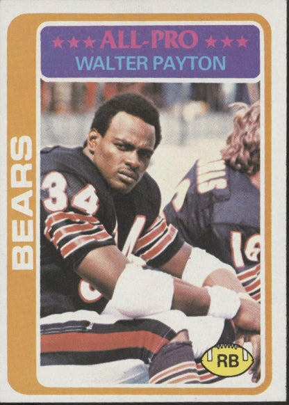 Walter Payton 1978 Topps 200 Chicago Bears VG - Collector Store LLC