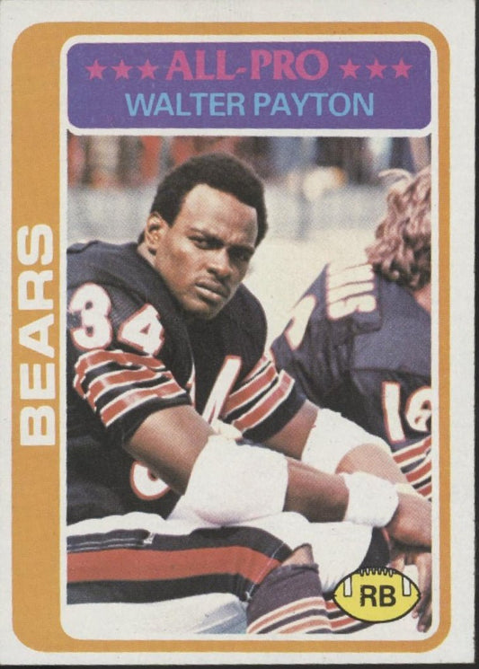 Walter Payton 1978 Topps 200 Chicago Bears VG - Collector Store LLC