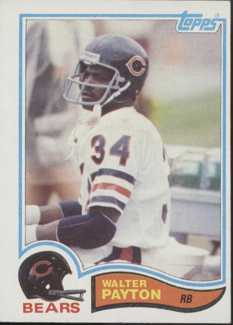 Walter Payton 1982 Topps #302 Chicago Bears #1 - Collector Store LLC