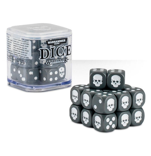 Warhammer: 12mm Dice Cube (Gray) - Collector Store LLC