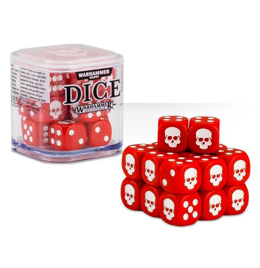 Warhammer: 12mm Dice Cube (Red) - Collector Store LLC