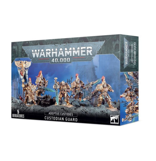 Warhammer 40K: Adeptus Custodes - Custodian Guard Squad - Collector Store LLC