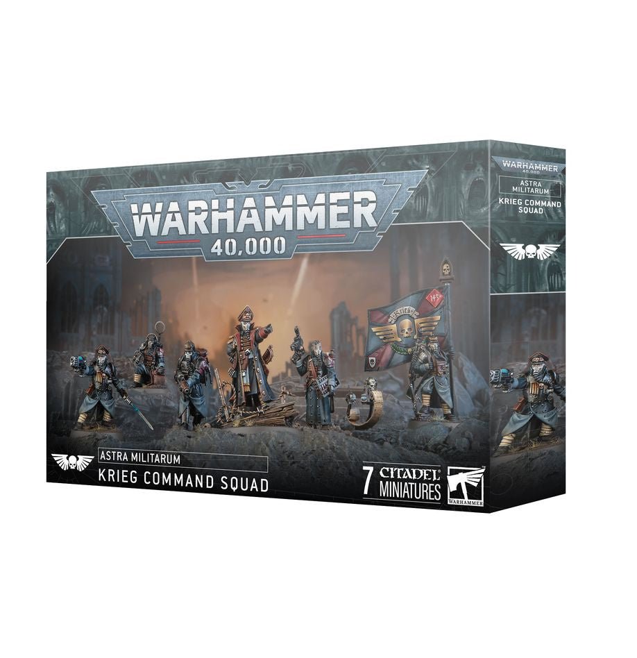 Warhammer 40K: Astra Militarum - Krieg Command Squad - Collector Store LLC