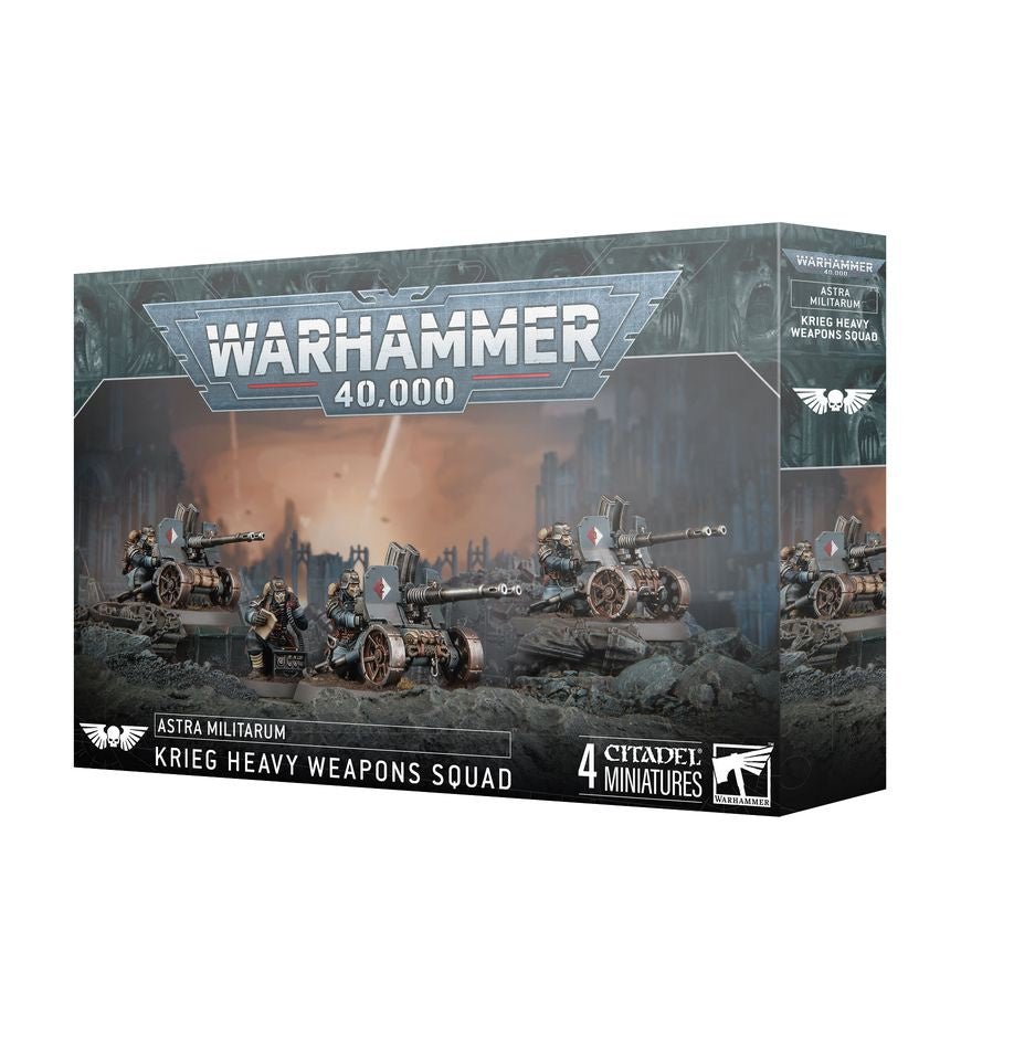 Warhammer 40K: Astra Militarum - Krieg Heavy Weapons Squad - Collector Store LLC