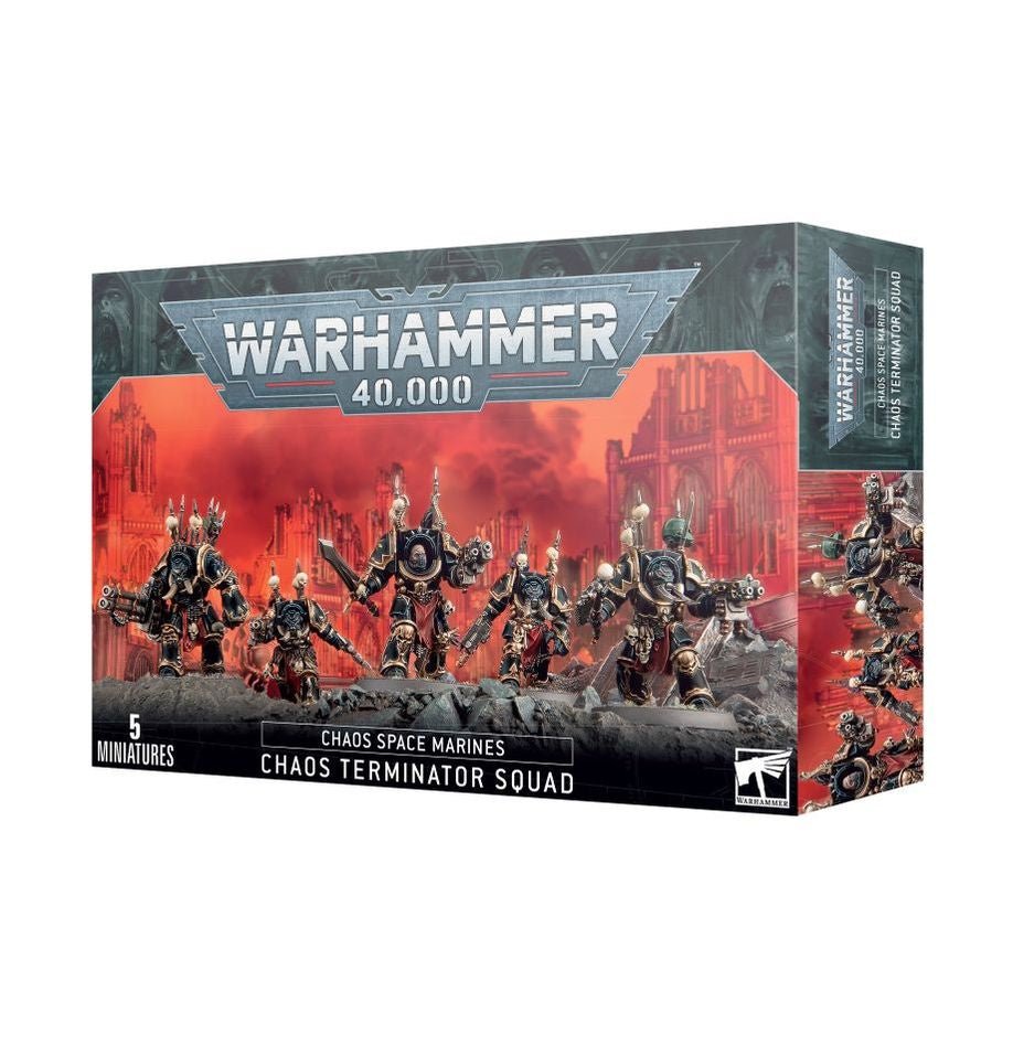 Warhammer 40K: Chaos Space Marine - Chaos Terminator Squad - Collector Store LLC